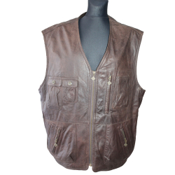 KAMIZELKA MOTOCYKLOWA SKÓRA ITALLO rozm. 52